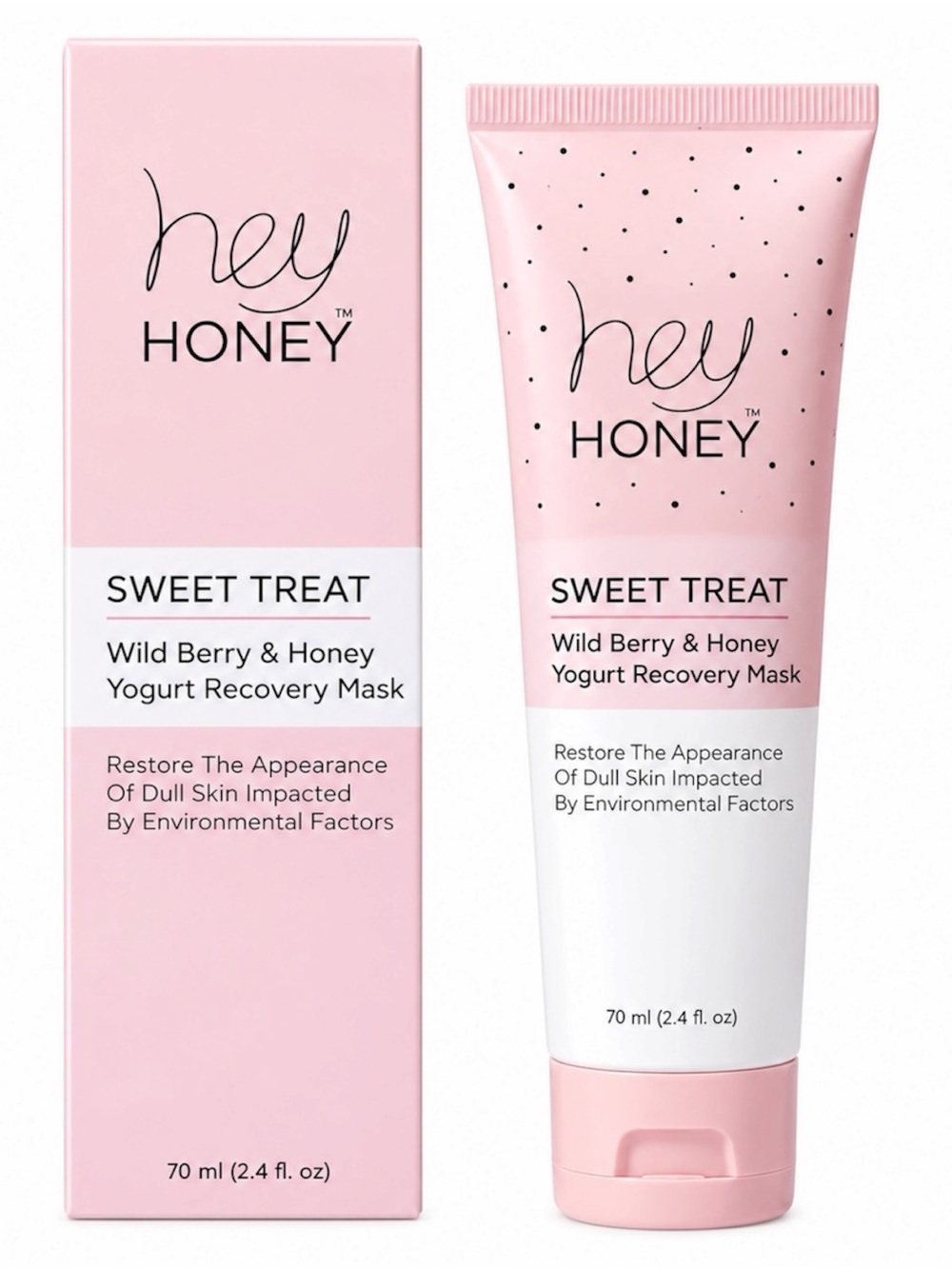 HEY HONEY SWEET TREAT WILD BERRY & HONEY YOGURT RECOVERY MASK 70ML - BNIB